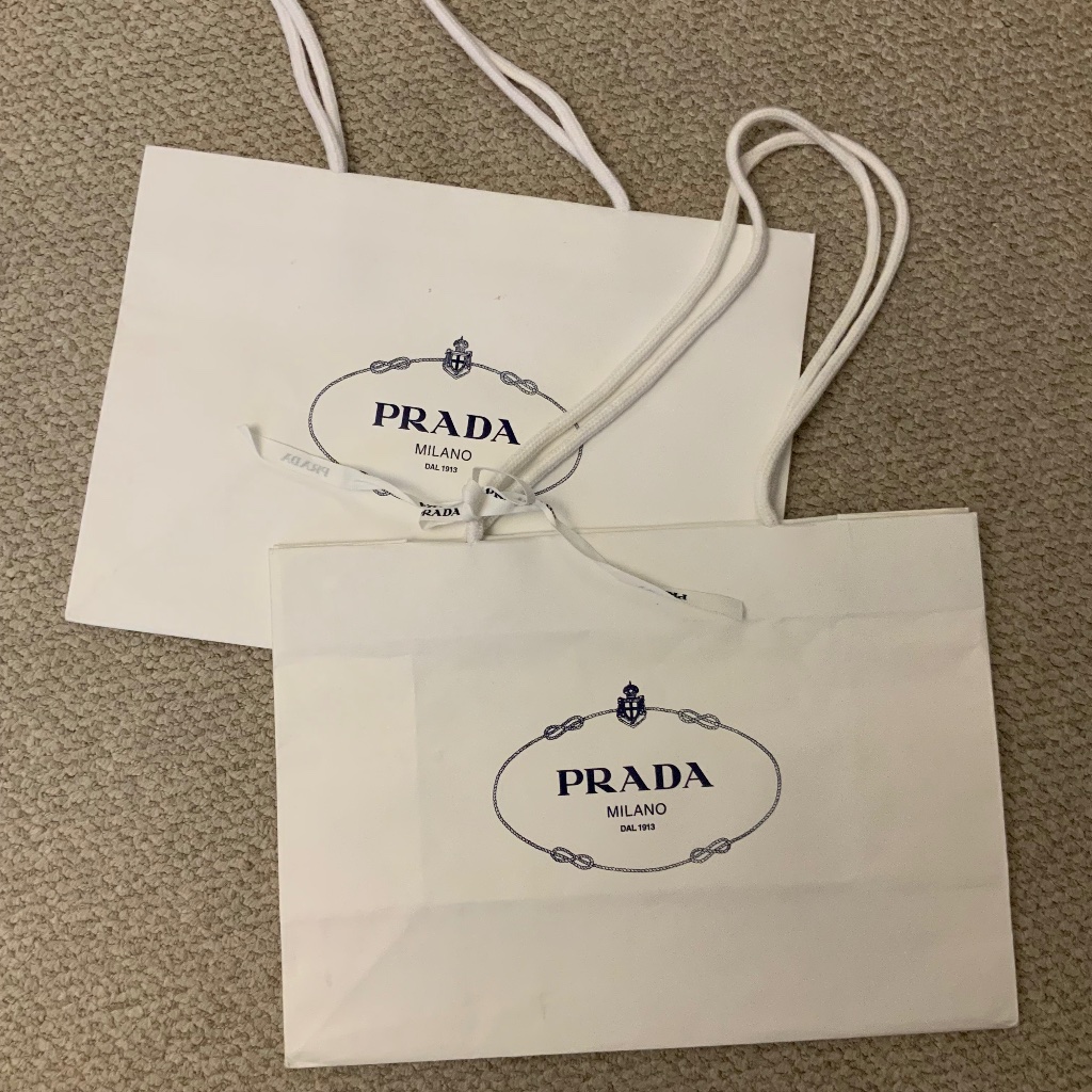 Prada Paper Shopping Bags